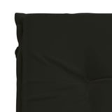 Sunlounger Cushion GEMERT 100% Polyester Black 190 x 70 x 9 cm 947413
