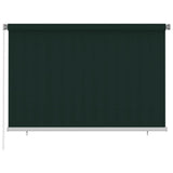 Outdoor Roller Blind 225 cm Dark Green HDPE 312817