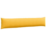 Sofa Pillows 2 pcs Light Yellow 200 x 40 cm Corduroy Fabric 42013909