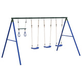 Outdoor Swing Set with Swings and Trapeze 3283608