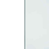 Fireplace Glass Plate Transparent 120 x 60 cm Glass 353861