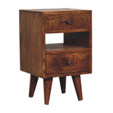 Mini Classic Multi Chestnut Bedside IN3309