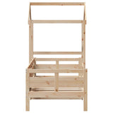 Day Bed with Roof without Mattress 90x200 cm Solid Wood 3282288