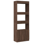 Highboard Brown Oak 63x33x180 cm Engineered Wood 3309606