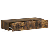 Wall-Mounted Side Table Smoked Oak 87.5 x 34.5 x 17 cm 897990