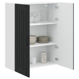 Wall Cabinet LUCCA Black 80 x 31 x 100 cm Engineered Wood 885146