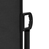 Retractable Side Awning Black 160x500 cm 4004429