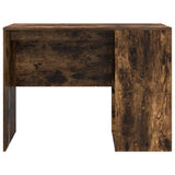 Desk with Shelf Smoked Oak 102 x 50 x 75 cm Engineered Wood 869542