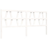 Bed Frame without Mattress White 200x200 cm Solid Wood Pine 3192512