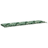 2-Piece Bench Cushions SOEST 2 pcs 100% Polyester Leaf Pattern 949127