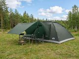 Camping Tent Army Green 335 x 275 x 180 cm Polyester and Steel 42028655