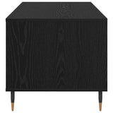 Coffee Table Black Oak 90 x 49 x 45 cm Engineered Wood 882707