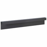 Garden Cover Profile 10 pcs 100 x 6 x 15 cm Steel Anthracite 8012953