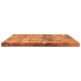 Table Top 60x50x2.5 cm Rectangular Solid Wood Acacia 370915