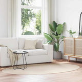 Area Rugs Oval HUARTE Beige 160 x 230 cm 100% Polyester 4103618