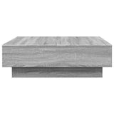 Coffee Table Grey Sonoma 90x90x28 cm Engineered Wood 848092