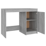 Desk Grey Sonoma 100x50x76 cm Engineered Wood 815487