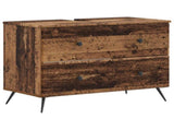 2 Piece Bathroom Cabinet Set BREDA Old Wood Engineered Wood 3417565