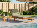 Sunlounger Cushion GEMERT 100% Polyester Light Green 947486