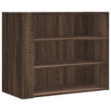 Wall Cabinet Brown Oak 75x35x60 cm Engineered Wood 848422