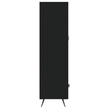 Highboard Black 69.5x31x115 cm Engineered Wood 828269