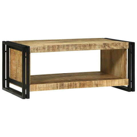 Coffee Table Brown 90 x 50 x 38 cm Solid rough mango wood 4104715