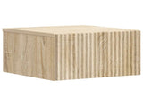 Wall-Mounted Bedside Cabinet 2 pcs Sonoma Oak 33 x 34.5 x 20 cm 898430