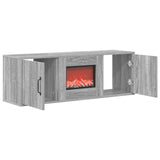 Electric Fireplace Grey Sonoma 110 x 30 x 36.5 cm 8021028