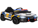 Kids Electric Ride on Police Car with Remote Control, Music, Horn, Siren Flashing Lights for 3-5 T3398P378920