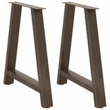 Dining Table Legs A-Shaped 2 pcs 80x cm Steel 4012859