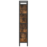 Bookshelf Smoked Oak 75 x 30 x 156 cm Engineered Wood 883960