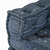 Modular Sofa Indigo Print 70 x 70 x 56 cm Fabric 4019062