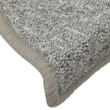 Stair Mats 15 pcs 56x17x3 cm Light Grey Half Round 322370