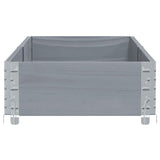 Garden Planter Grey 150x50 cm Solid Wood Pine 3295405