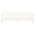 ZNTS Pull-out Day Bed without Mattress White 2x cm 820378