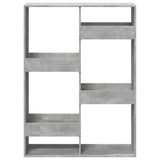 Bookcase Concrete Grey 100x33x135 cm Engineered Wood 3309387