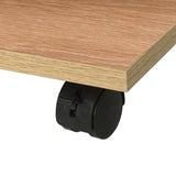 Rolling Shelf 50x35x42 cm Oak 245723