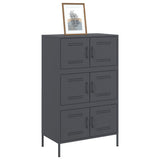 Highboard Anthracite 68x39x113 cm Steel 842960