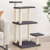 Cat Scratching Posts with Platforms Dark Grey 98.5 cm 172108