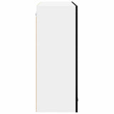 Hanging Cabinet Black Oak 80 x 31 x 80 cm Engineered Wood 884323