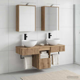 Bathroom Cabinet Set 5 pcs Artisan Oak Engineered Wood 3406286
