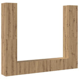 TV Cabinet 6 pcs Brown 221 x 30 x 180 cm Engineered wood 3393449