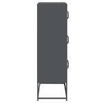 ZNTS Highboard Anthracite 68x39x123 cm Steel 853352