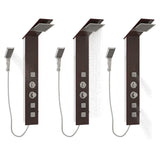 Shower Panel System Glass Brown 151417