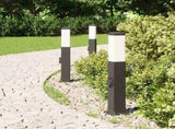 Bollard Lights with Outlet 3 pcs 50 cm Black IP44 4006084