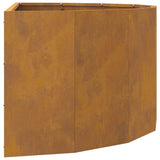 Planter Rusty 90 x 45 x 35 cm Weathering Steel 883695