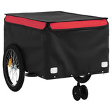 Bike Trailer Black and Red 45 kg Iron 94111
