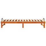 Bed Frame Brown 80 x 200 cm Solid Pine Wood 873150
