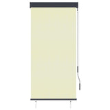 Outdoor Roller Blind 80x250 cm Cream 145953
