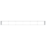 Garden Raised Bed Light Brown 582 x 50 x 68 cm Galvanised Steel 42017357